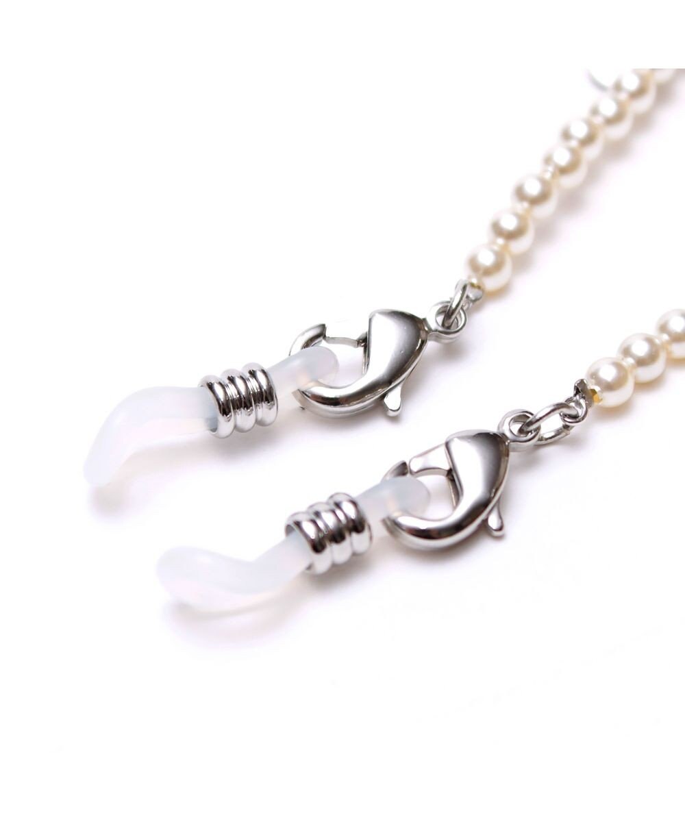 A.D.M.J. 【ネックレスとしても】スワロフスキー(R)・クリスタルパール/グラスコード 