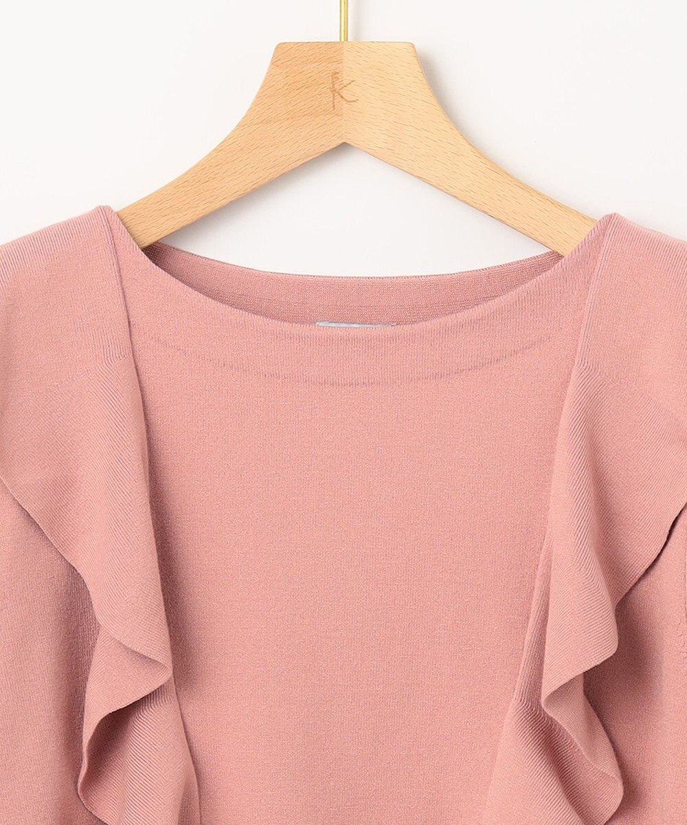 組曲 【洗える】Elenaラッフル ニット 