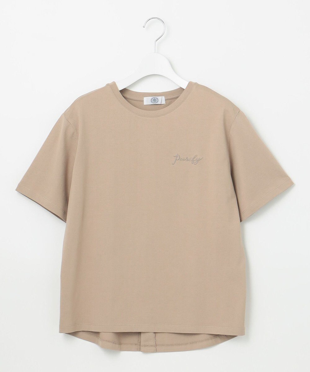 J.PRESS LADIES L エンブロイダリー ロゴ Tシャツ 