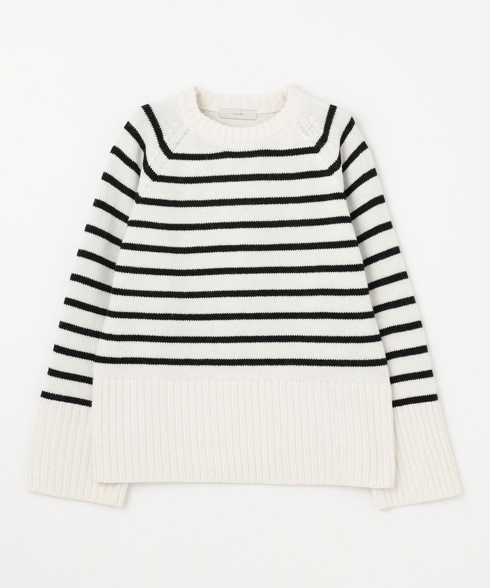 ANY 【6色展開】ラムウールラグランスリーブニット 