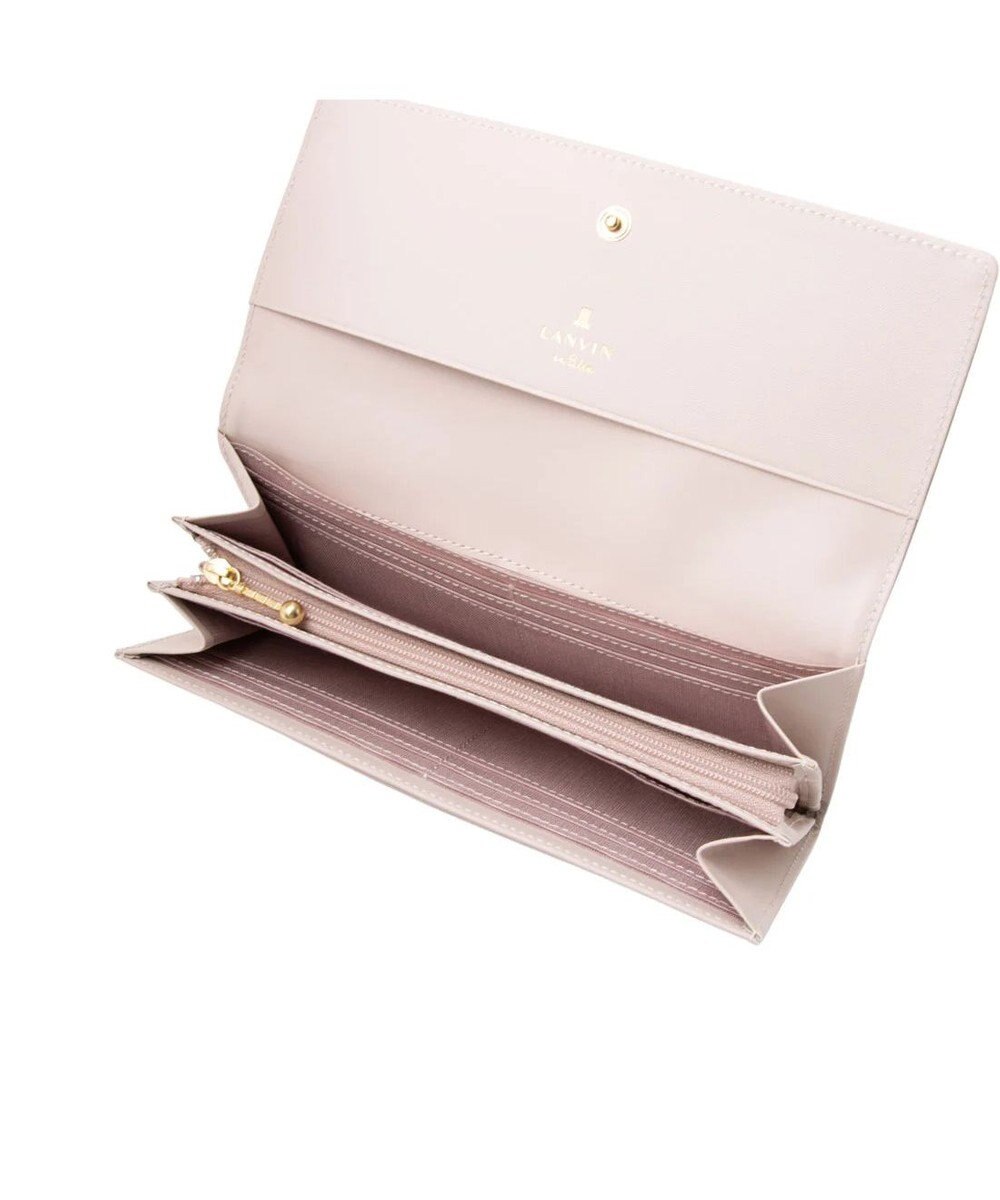 LANVIN en Bleu リュクサンブール かぶせ長財布 