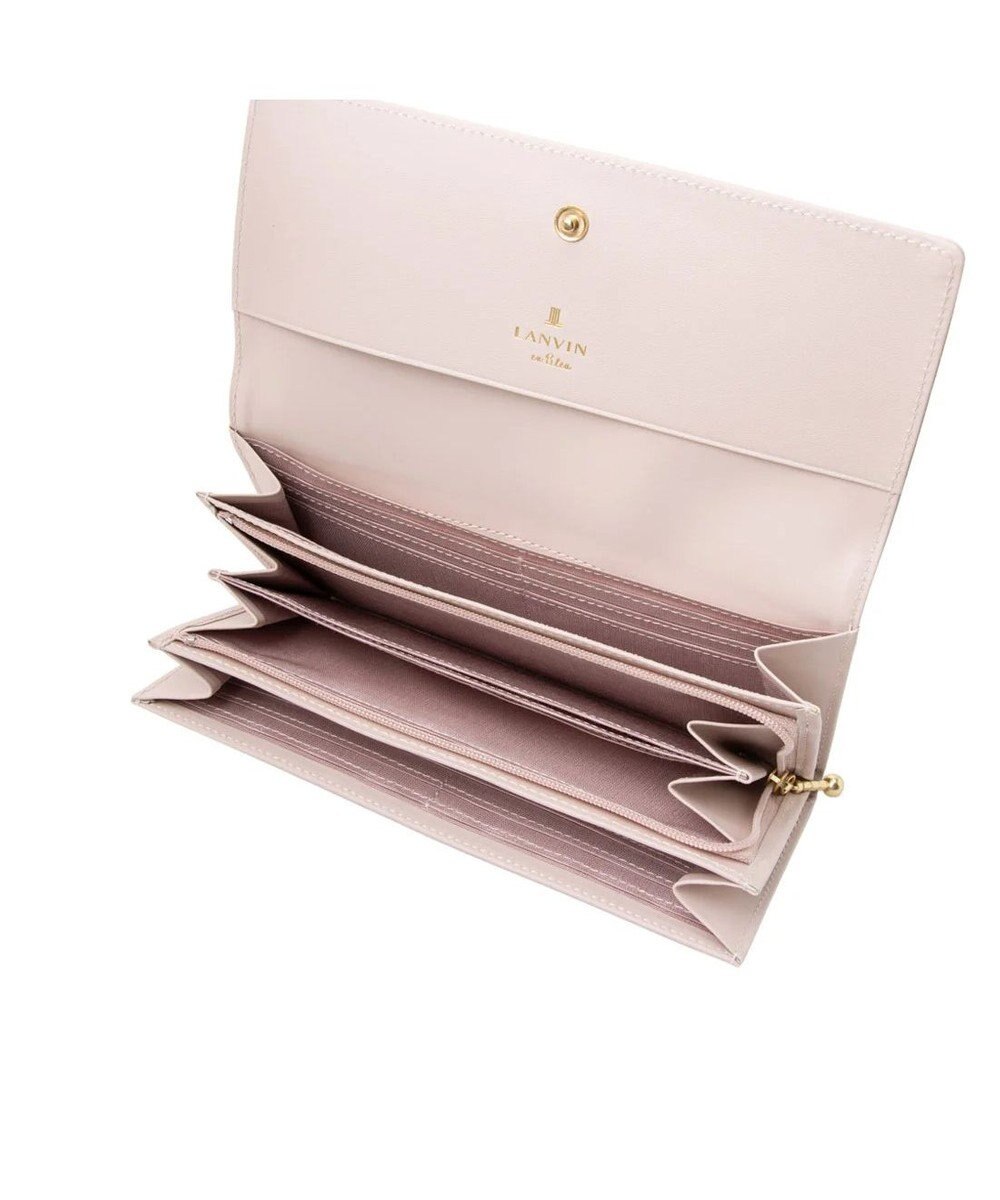 LANVIN en Bleu リュクサンブール かぶせ長財布 