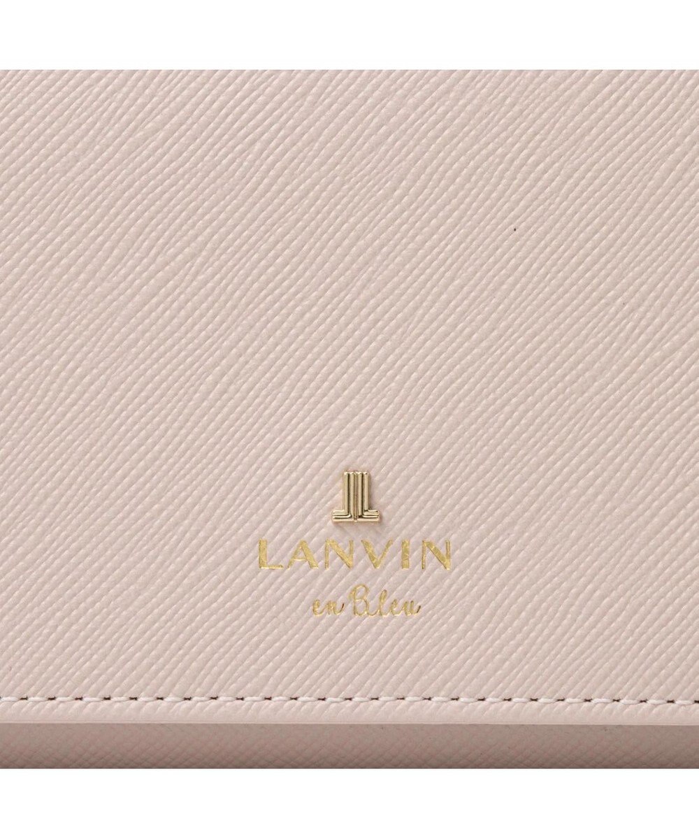 LANVIN en Bleu リュクサンブール かぶせ長財布 