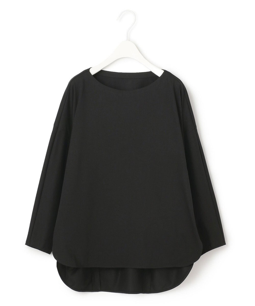 ICB 【洗える】タイプライタージャージー 8分袖ドルマンスリーブカットソー 