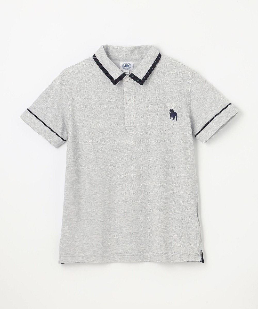 J.PRESS KIDS 【140-170cm】 T/Cライト鹿の子ポロシャツ 