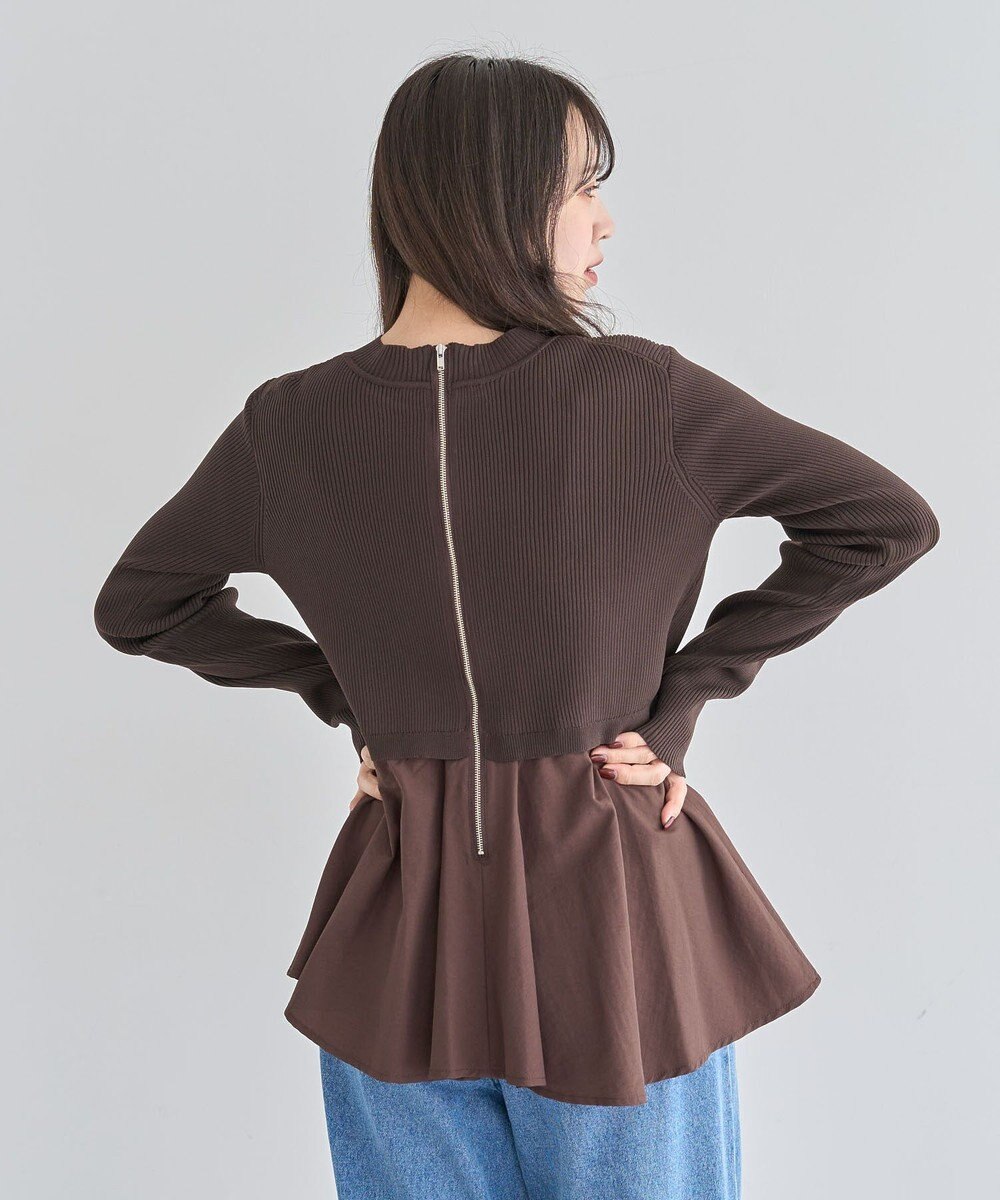 Green Parks ・ＥＬＥＮＣＡＲＥ　ＤＵＥ　ハイブリットハイネックニット 