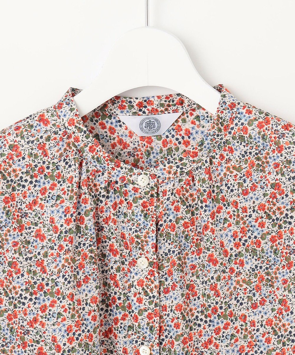 J.PRESS LADIES L 【洗える】LIBERTY Joanna Louise/Phoebe 前開き ブラウス 