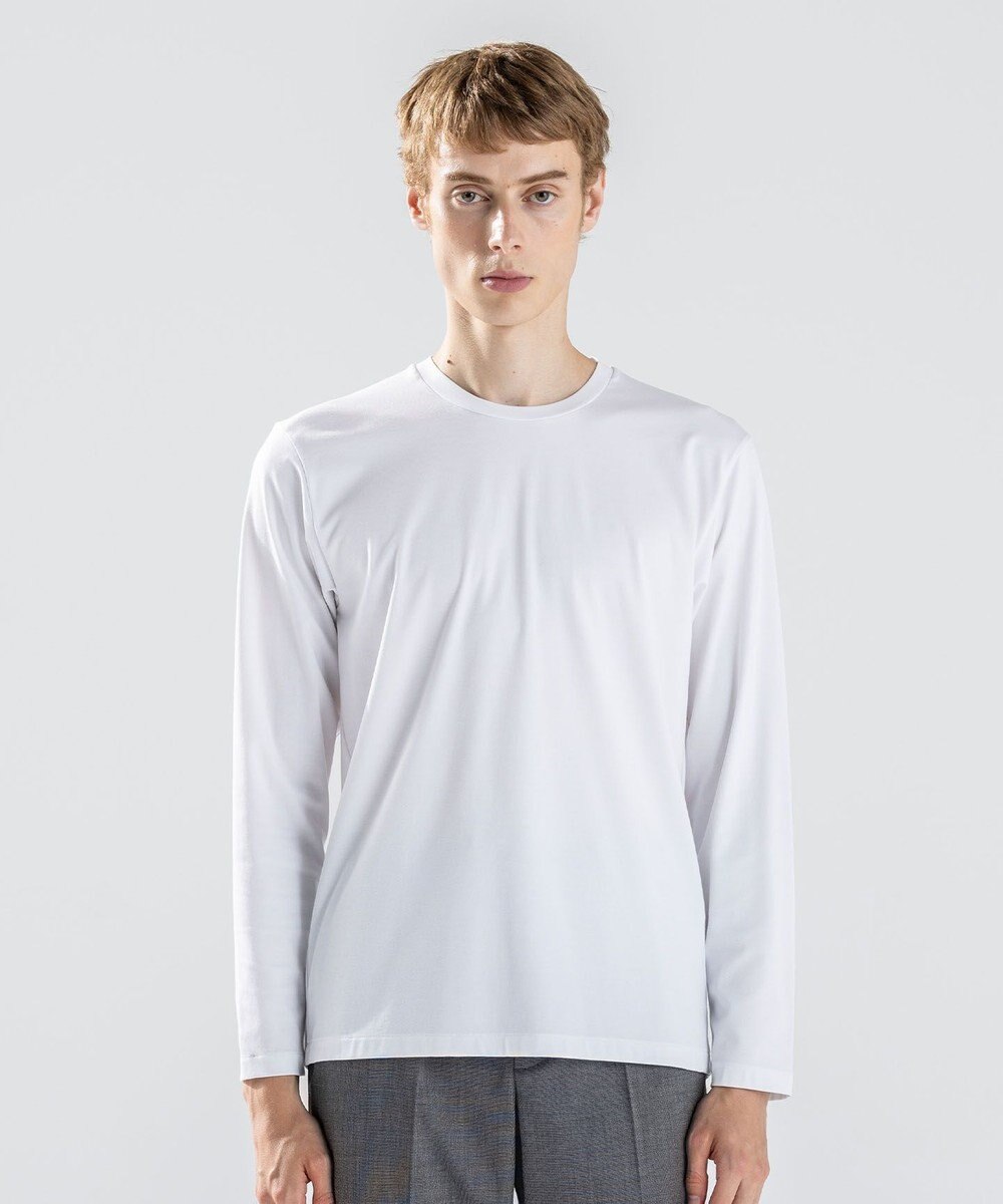 JOSEPH HOMME ハイゲージベアスムース　クルーネック長袖Ｔシャツ 