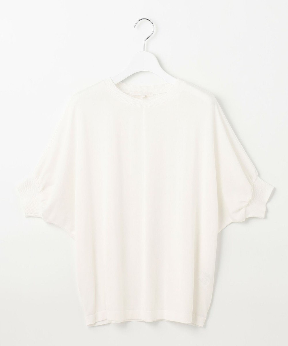 自由区 【カタログ掲載・接触冷感・UVケア・洗える】ドレーピードルマンスリーブ ニットソー 