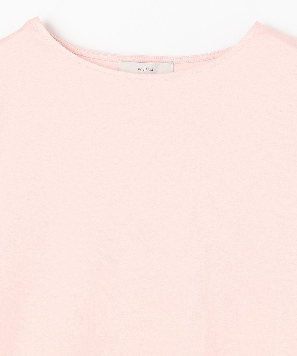 ANY シルケットスムース ツイストタックスリーブトップス 