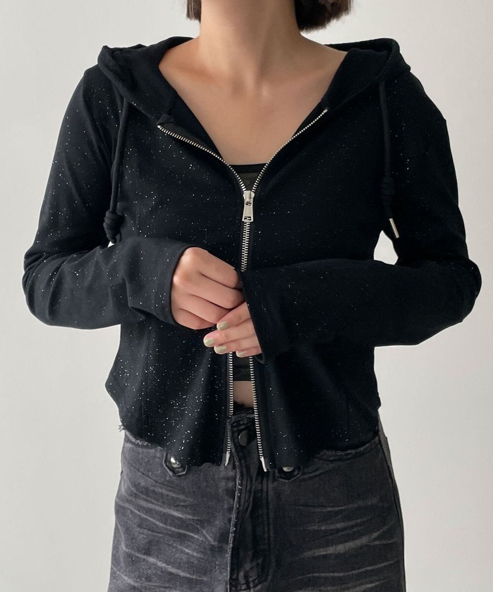 WEGO カーブヘムダブルZIPパーカー 