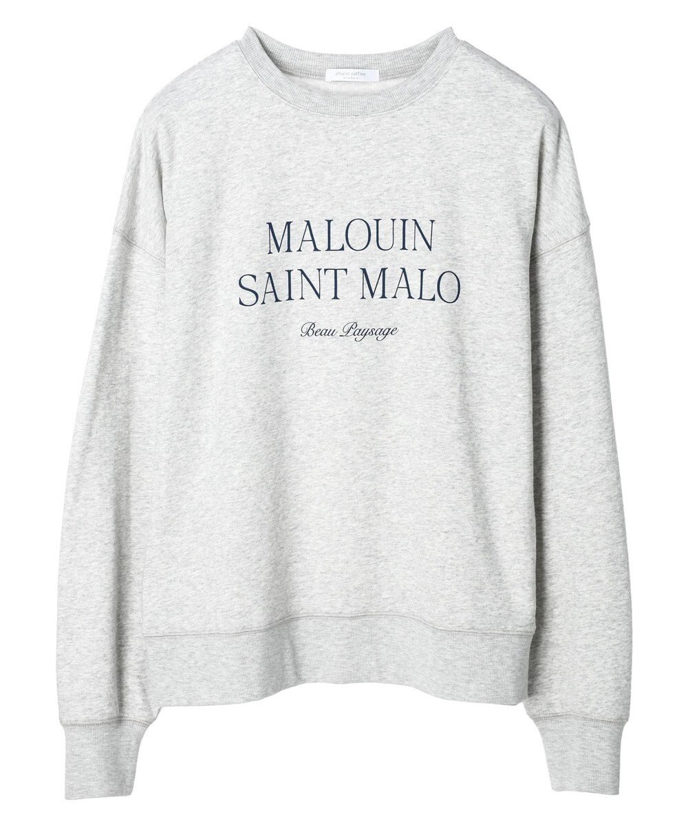 Green Parks アソートロゴ裏毛プルオーバー 