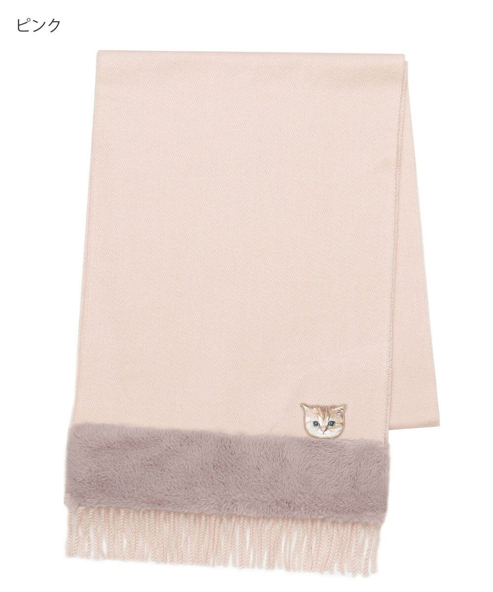 MOONBAT PAUL & JOE ACCESSOIRES ヌネットワッペン×ファームースタッチマフラー（パッケージ入り） 