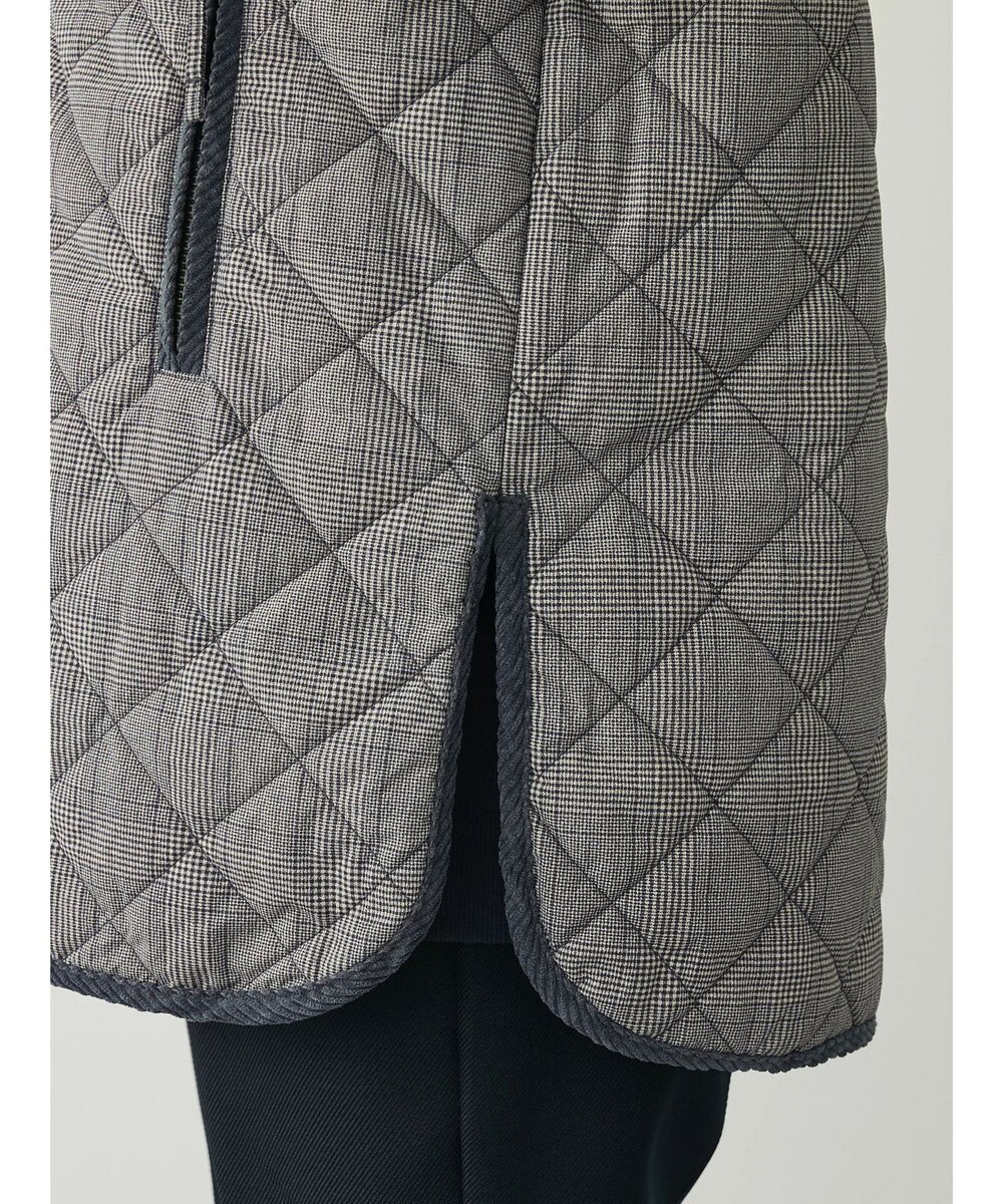 Green Parks キルティングノーカラーブルゾン 