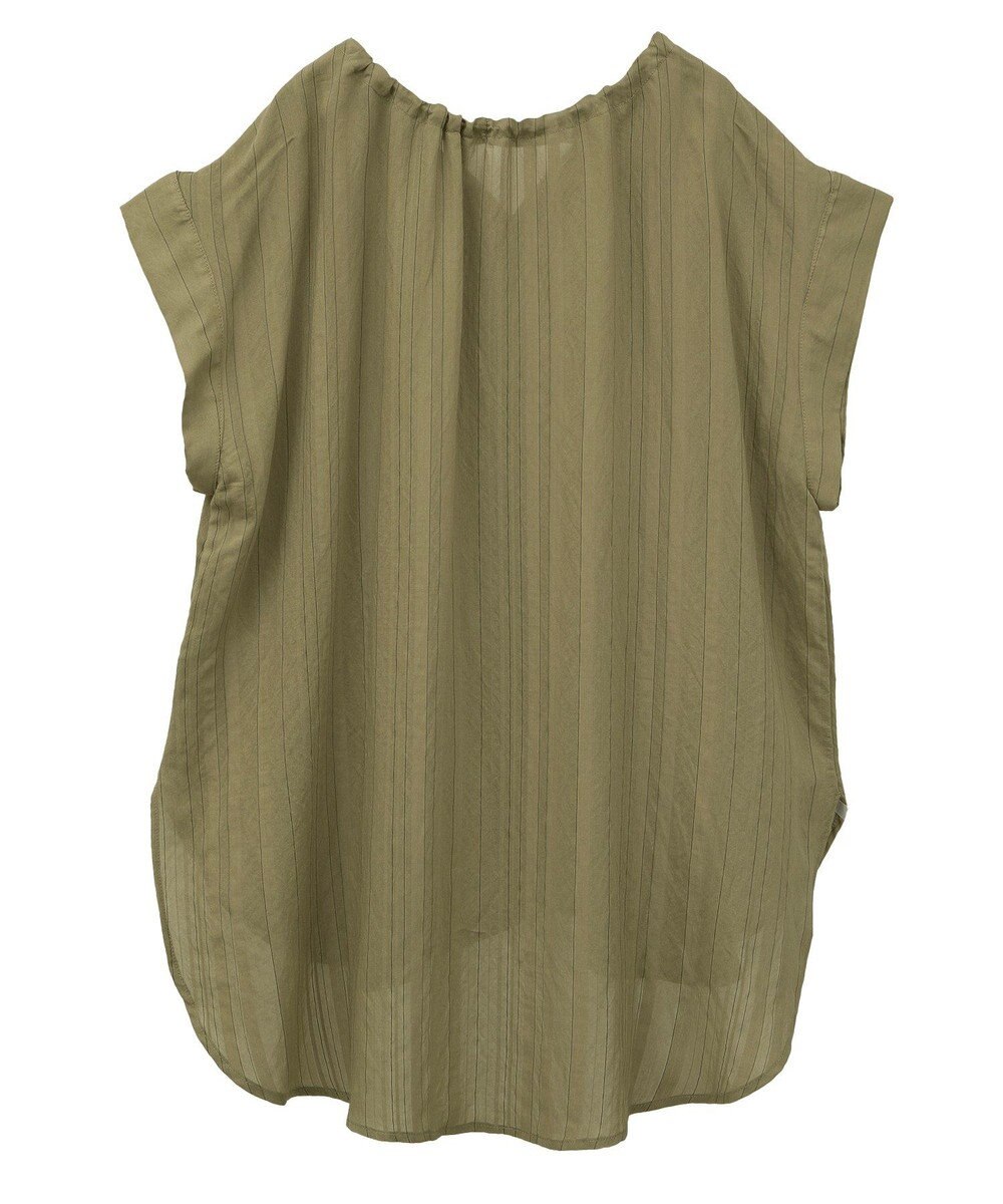 Green Parks ドロストネックフレンチスリーブブラウス 