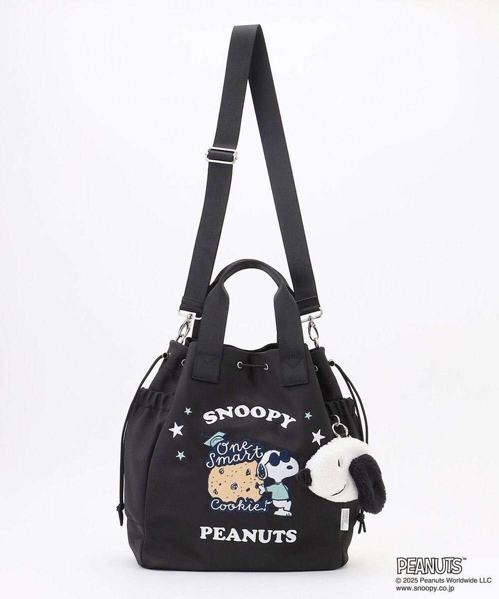 Y'SACCS SNOOPYデザイン 2way巾着トート(クッキー） 