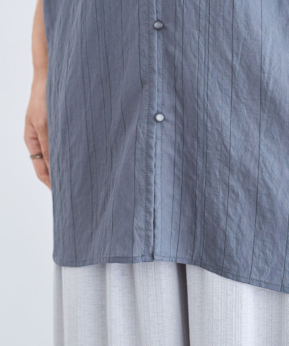 Green Parks ドロストネックフレンチスリーブブラウス 