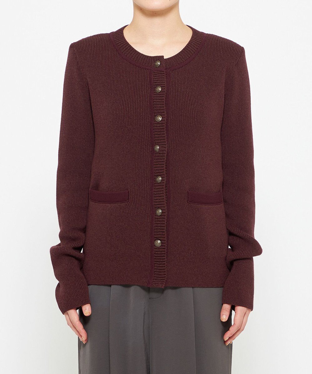 uncrave 【モデル村岡美里さん × uncrave STANDARD】ニットジャケット 