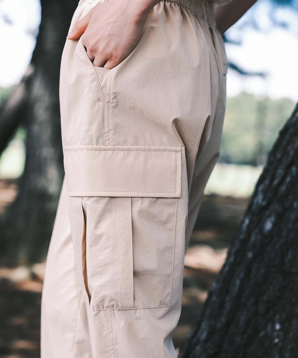 SHARE PARK LADIES 【撥水・UVカット・ストレッチ・軽量 】ナイロンカーゴパンツ（Mサイズ） 