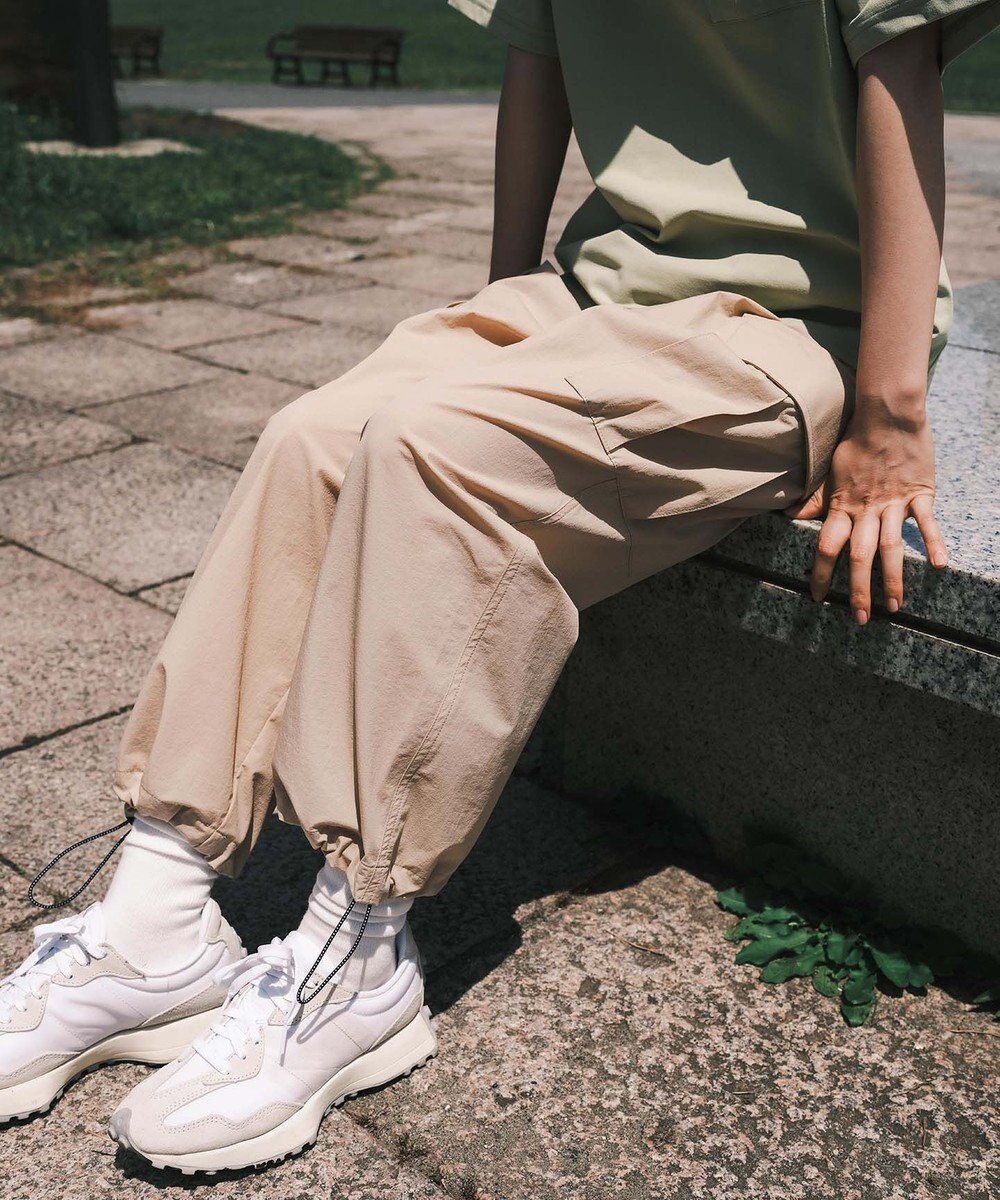 SHARE PARK LADIES 【撥水・UVカット・ストレッチ・軽量 】ナイロンカーゴパンツ（Mサイズ） 