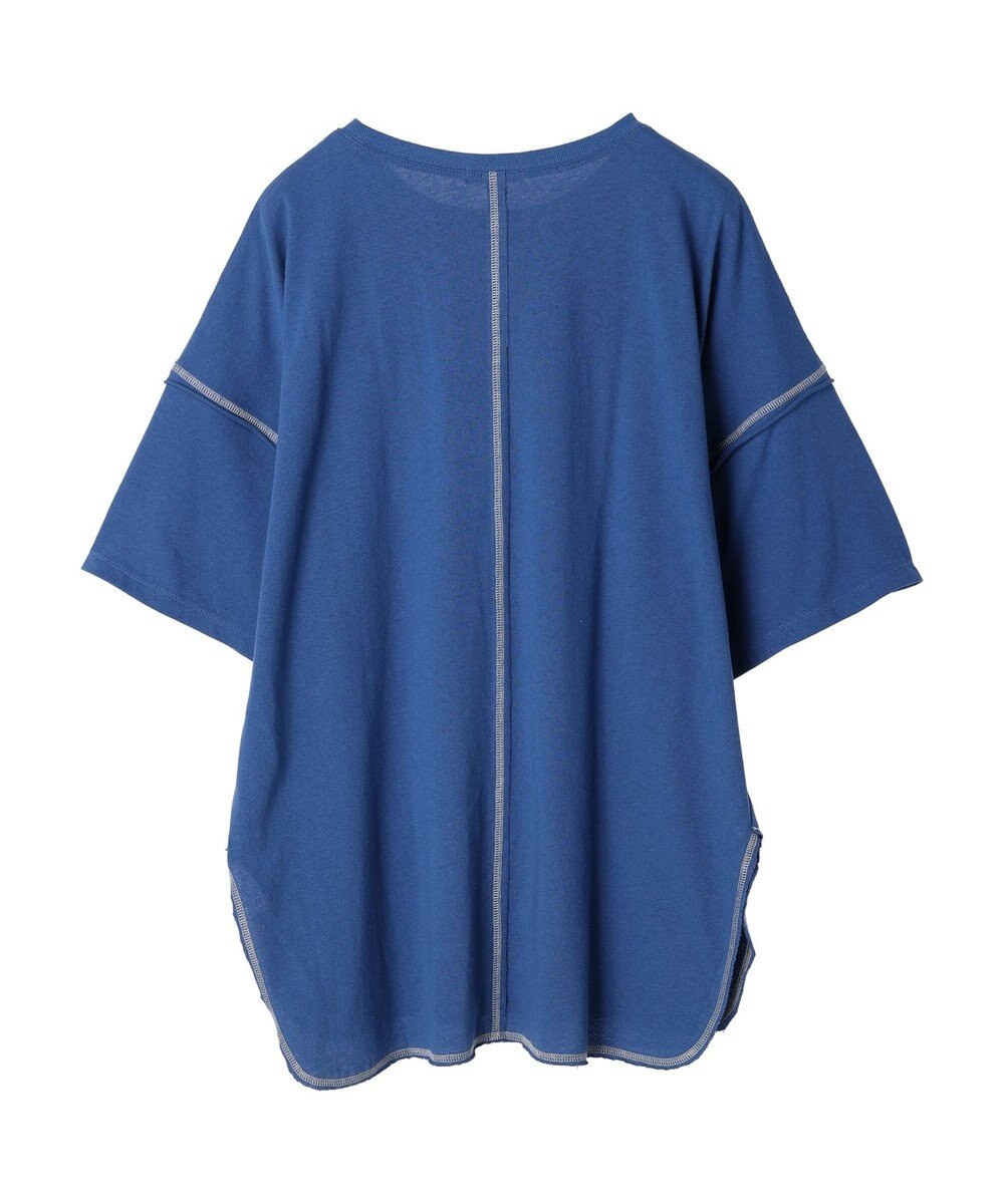 earth music&ecology 配色ステッチチュニックＴ 