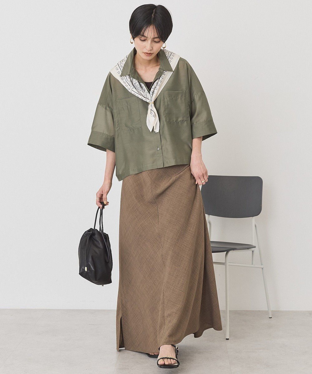 AMERICAN HOLIC 【先行予約】【WEB限定】Wポケットシアー半袖シャツ 