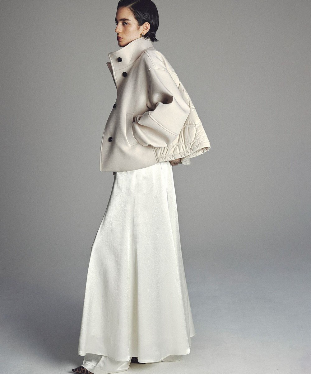 uncrave アセテートヴィンテージサテン マーメイドスカート 