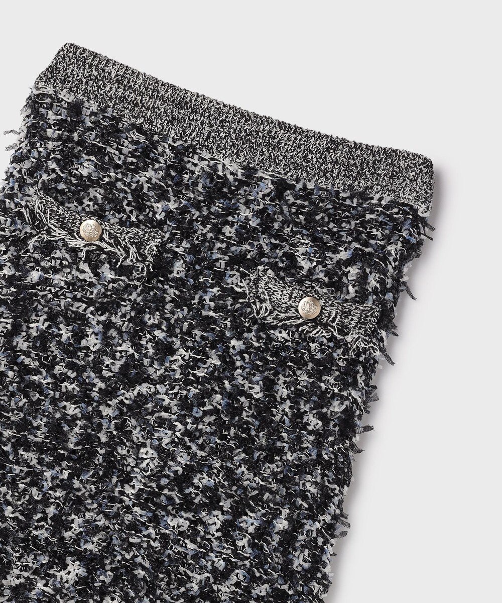 GRACE CONTINENTAL ツイーディーニットスカート 