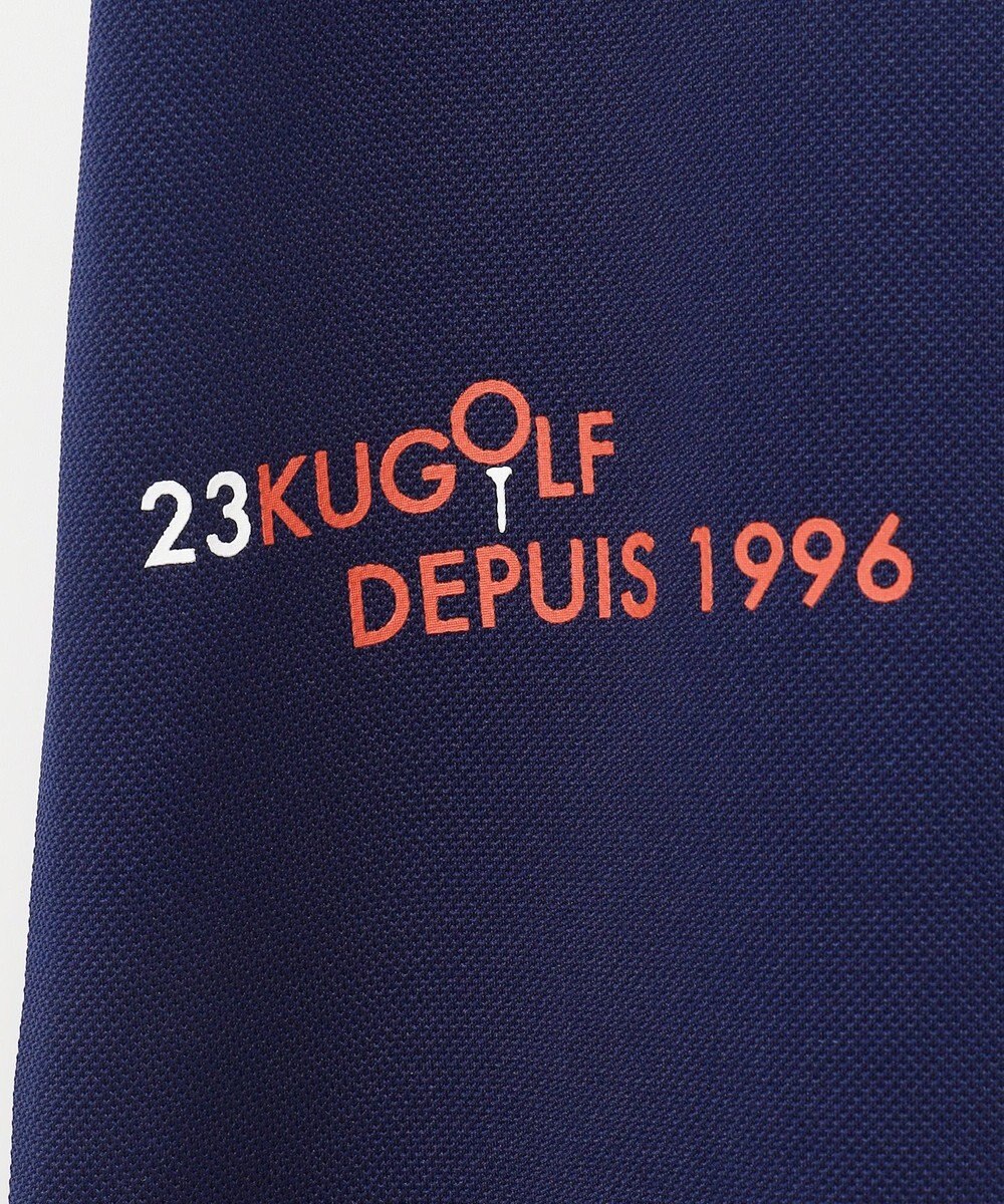 23区GOLF 【WOMEN】【吸水速乾/UVカット】グラフィカルポロシャツ 