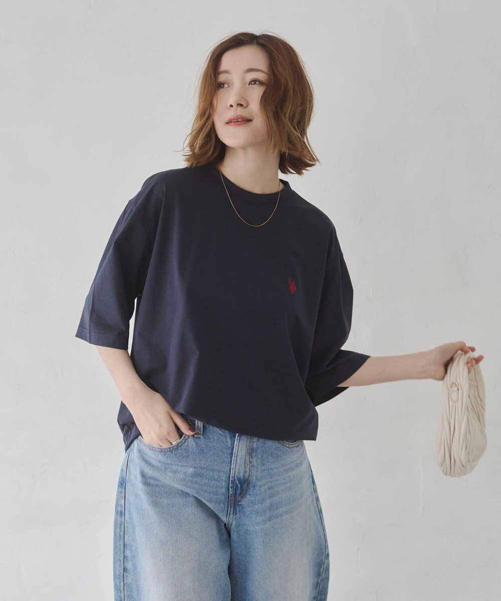 WEGO 【ユニセックス着用ITEM/MLサイズ展開】U.S. POLO ASSN.別注 接触冷感T（SS） 