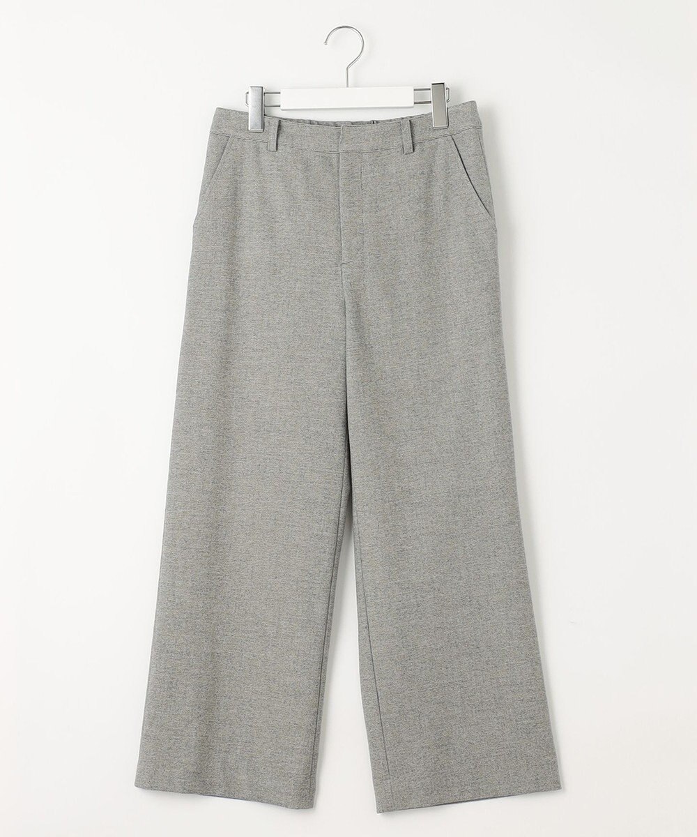 J.PRESS LADIES 【洗える】チェルビック セミワイド パンツ 