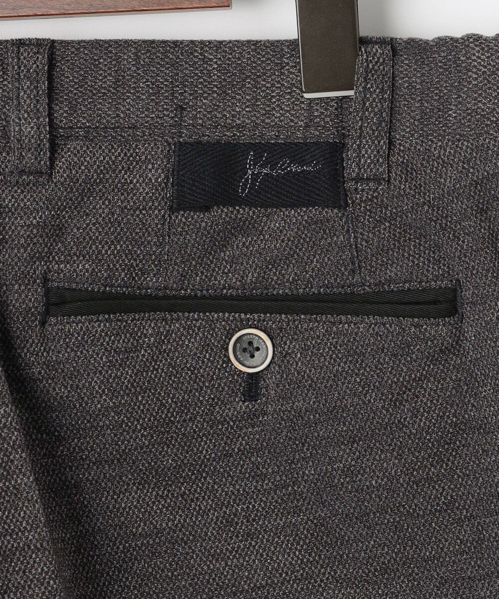 JOSEPH ABBOUD 【ウエストも伸びる！/暖かパンツ/オーガニックコットン使用】ライスコールストレッチパンツ 