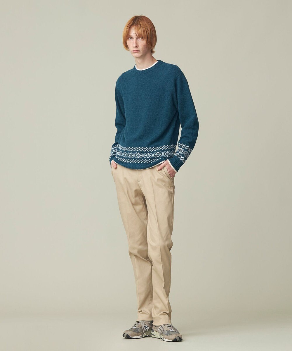 J.PRESS MEN 【WEB限定】フェアアイル クルーネックニット 