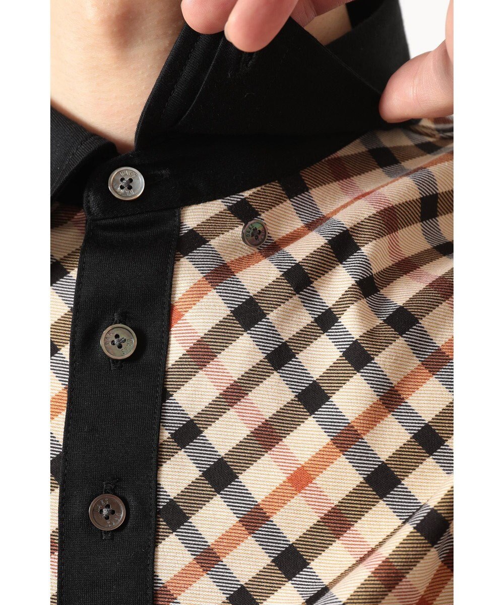 DAKS バイヤスチェック スムースポロ 