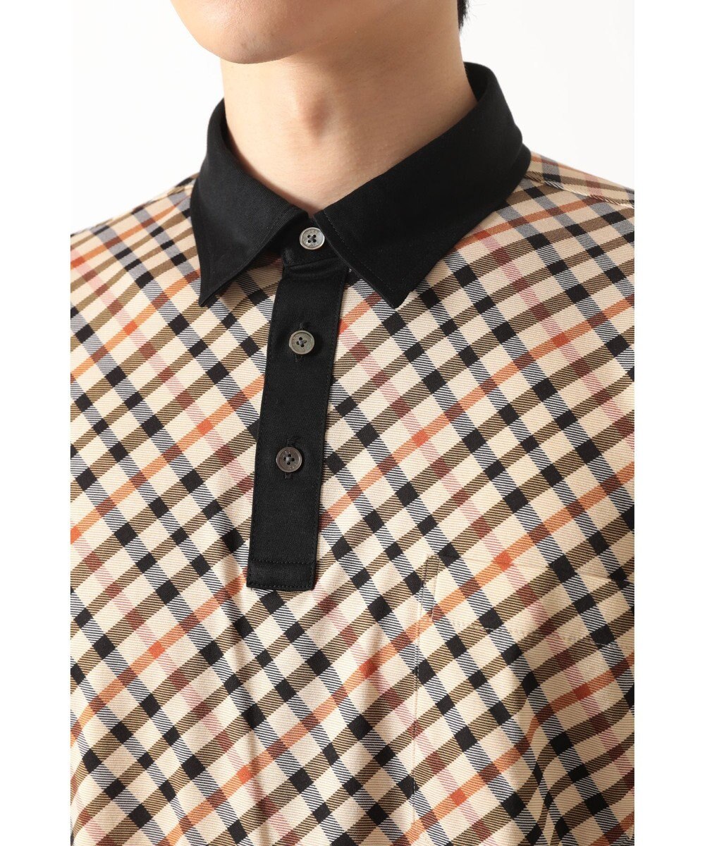 DAKS バイヤスチェック スムースポロ 