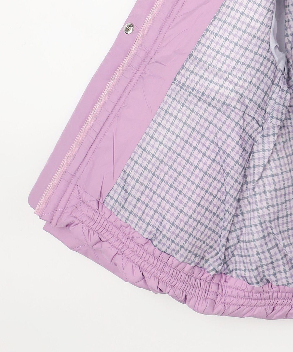 組曲 KIDS 【110-140㎝】マフラー付き中綿キルト アウター 