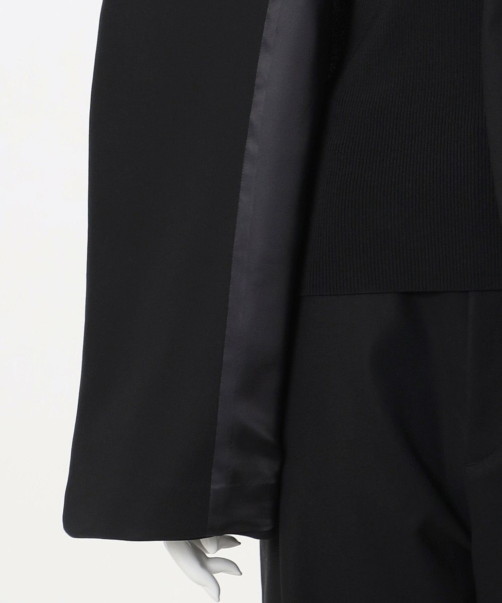 23区 L 【エステータ】コットンダブルクロス ノーカラージャケット 