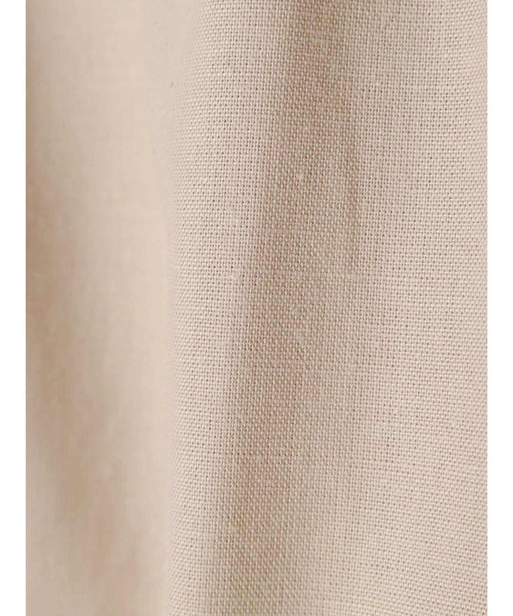 Green Parks 綿麻混イージーワイドパンツ 