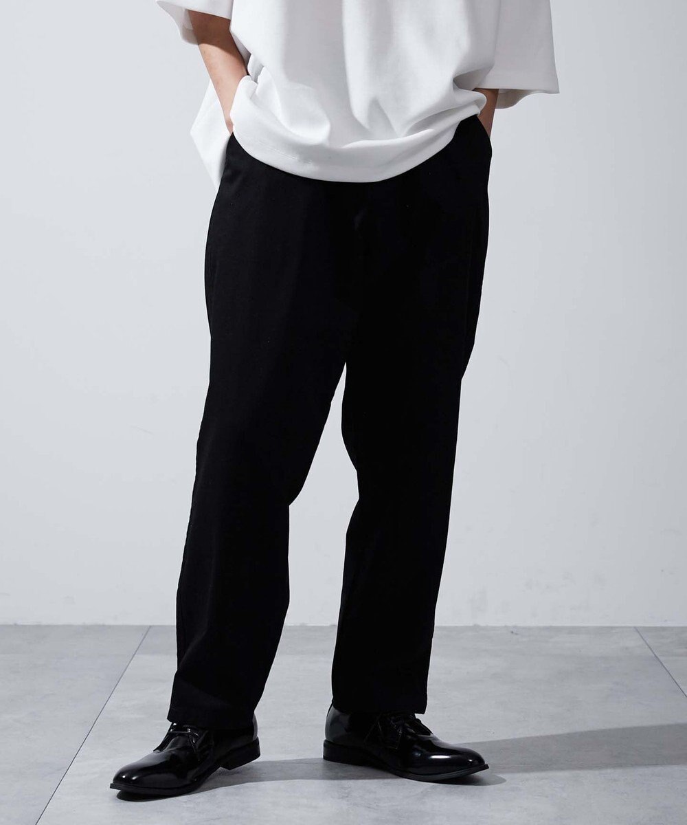 WEGO 【ユニセックス着用ITEM/ウエストゴム/手洗い可】チノイージーワイドパンツ 