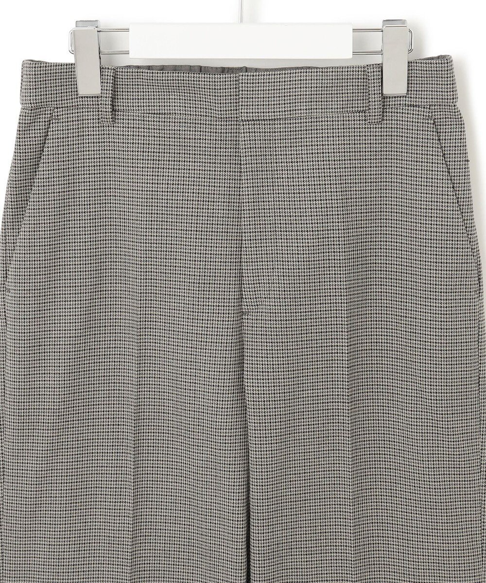 23区 L 【洗える】チェックストレッチ ワイドパンツ 