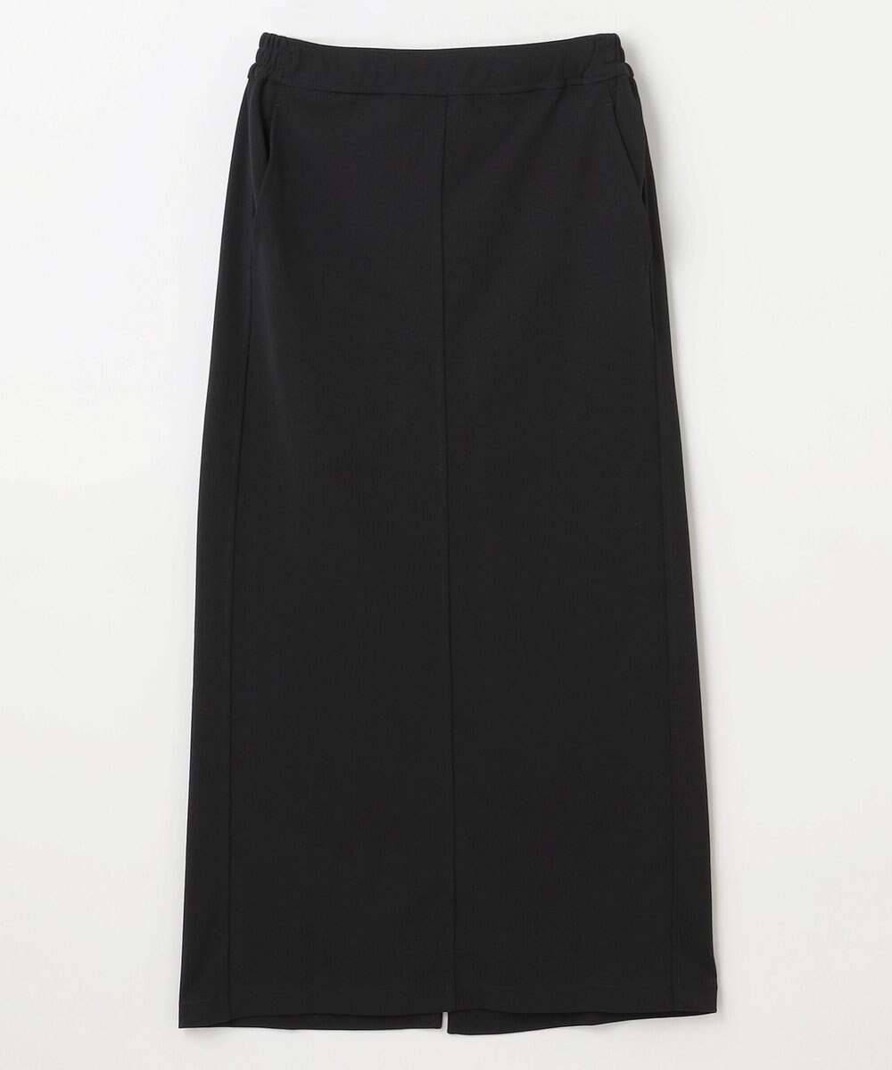 ANY L 【ウエストゴム】カットジョーゼットタイトスカート 