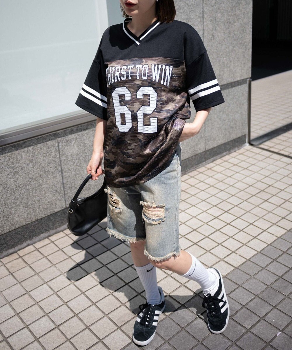 WEGO ナンバリングメッシュビッグT 