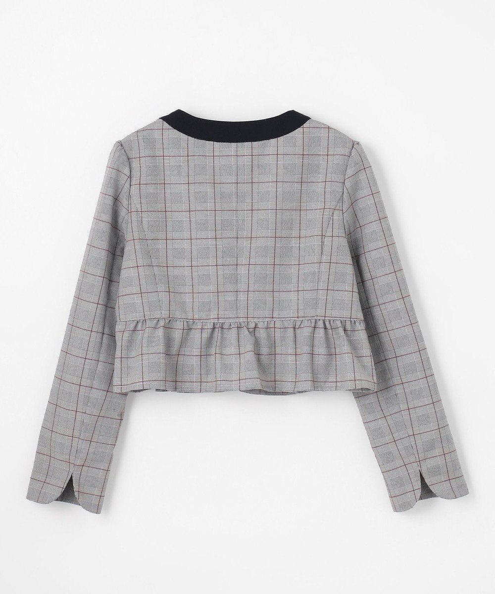 組曲 KIDS 【150-170㎝】グレンチェックジャケット＆プリーツワンピース セット 