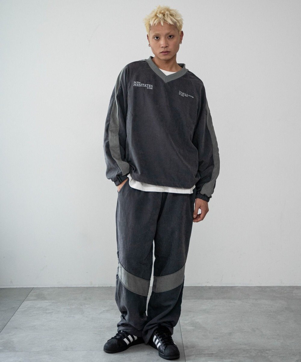 WEGO ミリタリーVネックラインプルオーバー 