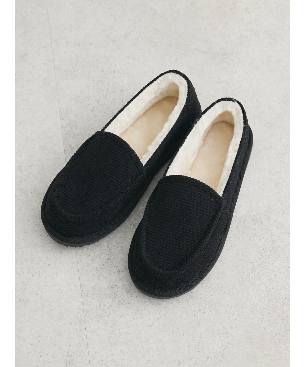 Green Parks ・ｒｉｃｈ　ｂｌｕｅ　ムートンスリッポン 