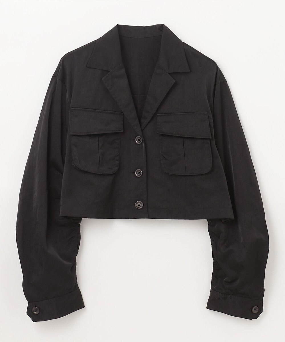 GRACE CONTINENTAL クロップドミリタリージャケット 