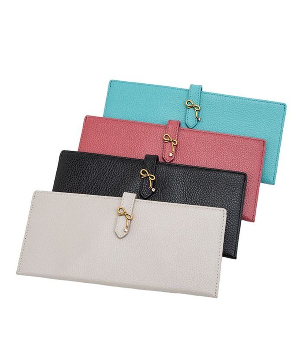 LANVIN en Bleu リュバン 薄マチ長財布 