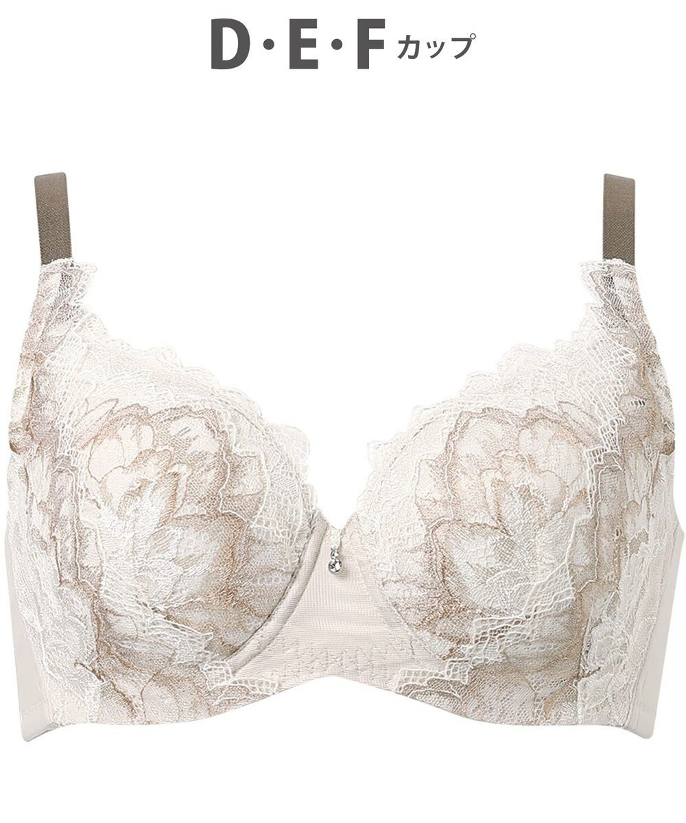 WACOAL ブラジャー 【ハグするブラ】 体温を感知してカラダになじむ 脇高設計 小さく見せる Hカップまで対応 大きいサイズ レディース フルカップ BXB318 /ワコール 