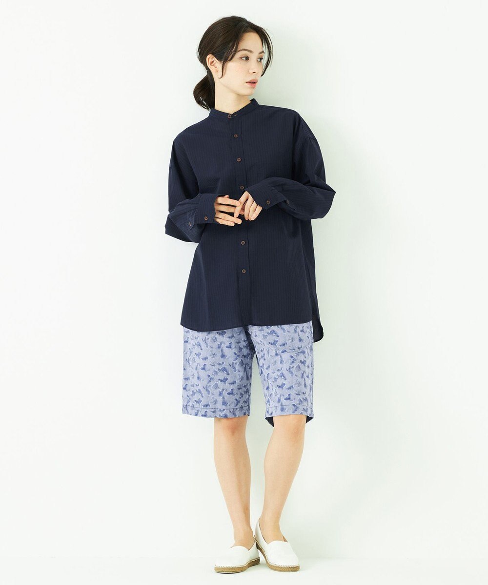 JOSEPH ABBOUD MOUNTAIN 【SPACE】OGアロハリーフ ハーフパンツ 