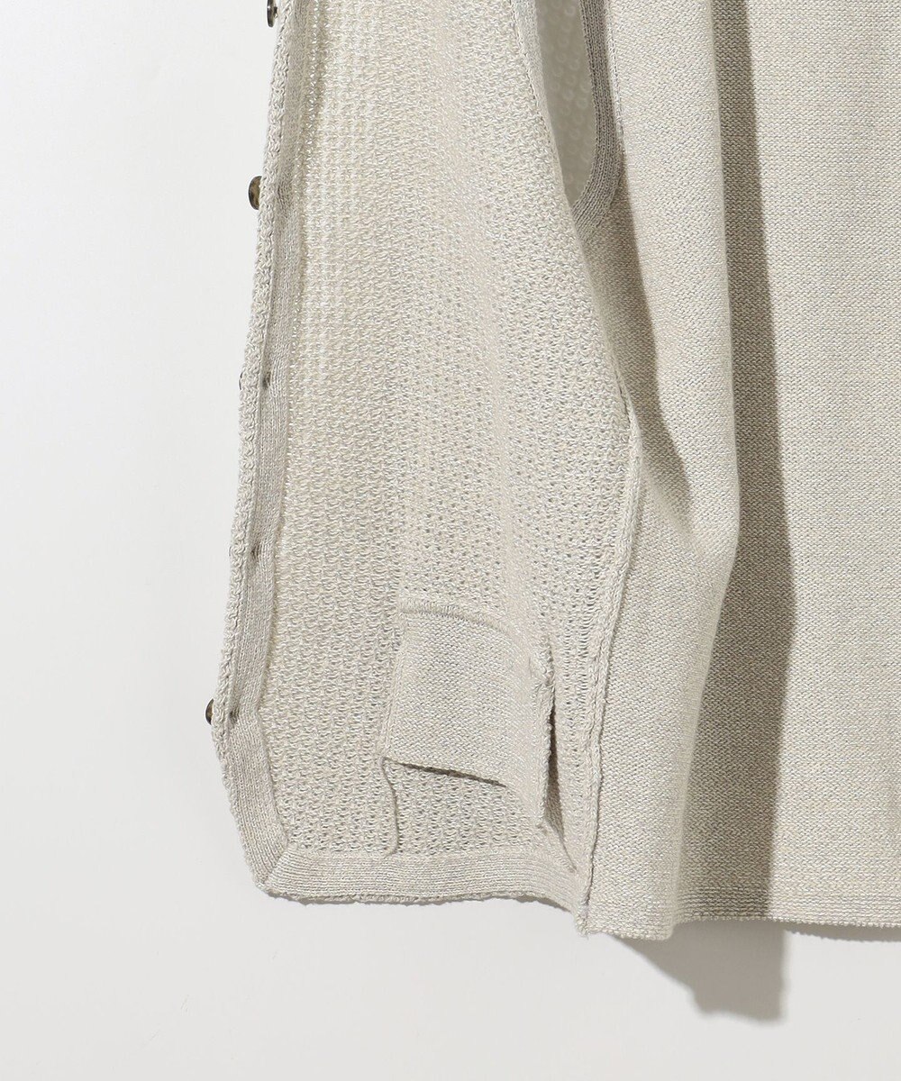 JOSEPH ABBOUD 【和紙使用エコ素材/日本素材/軽量/通気性/速乾性】和紙ムリネ ニット ベスト 